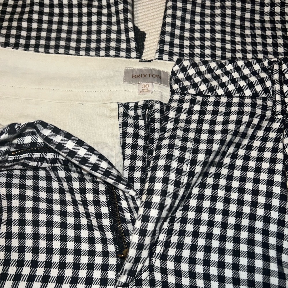 Brixton Plaid Trouser